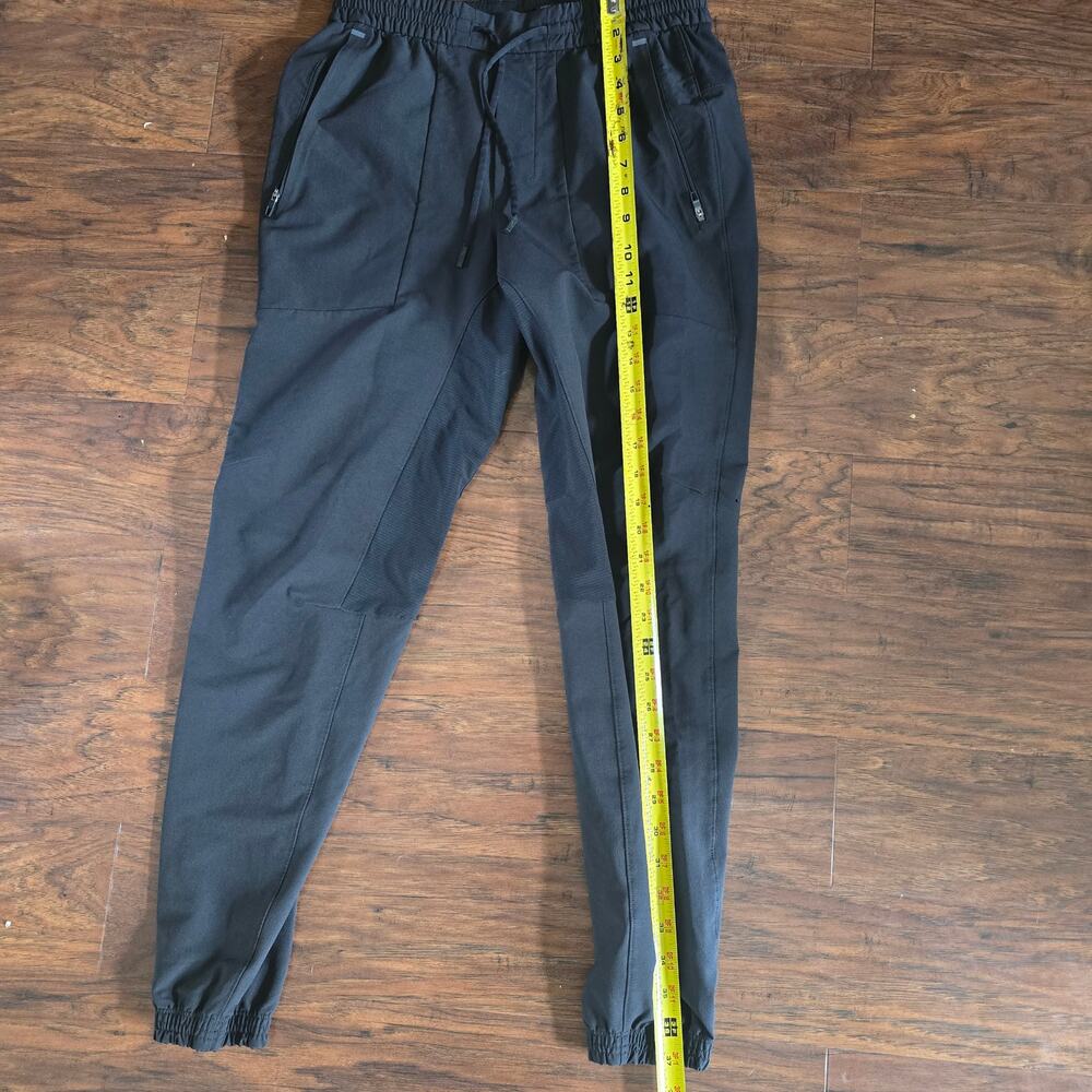 Lululemon Mens Small Black Jogger Pants Tapered Stretch Athletic Training - Picture 8 of 8